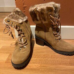 Aerosoles suede boots womens sz6